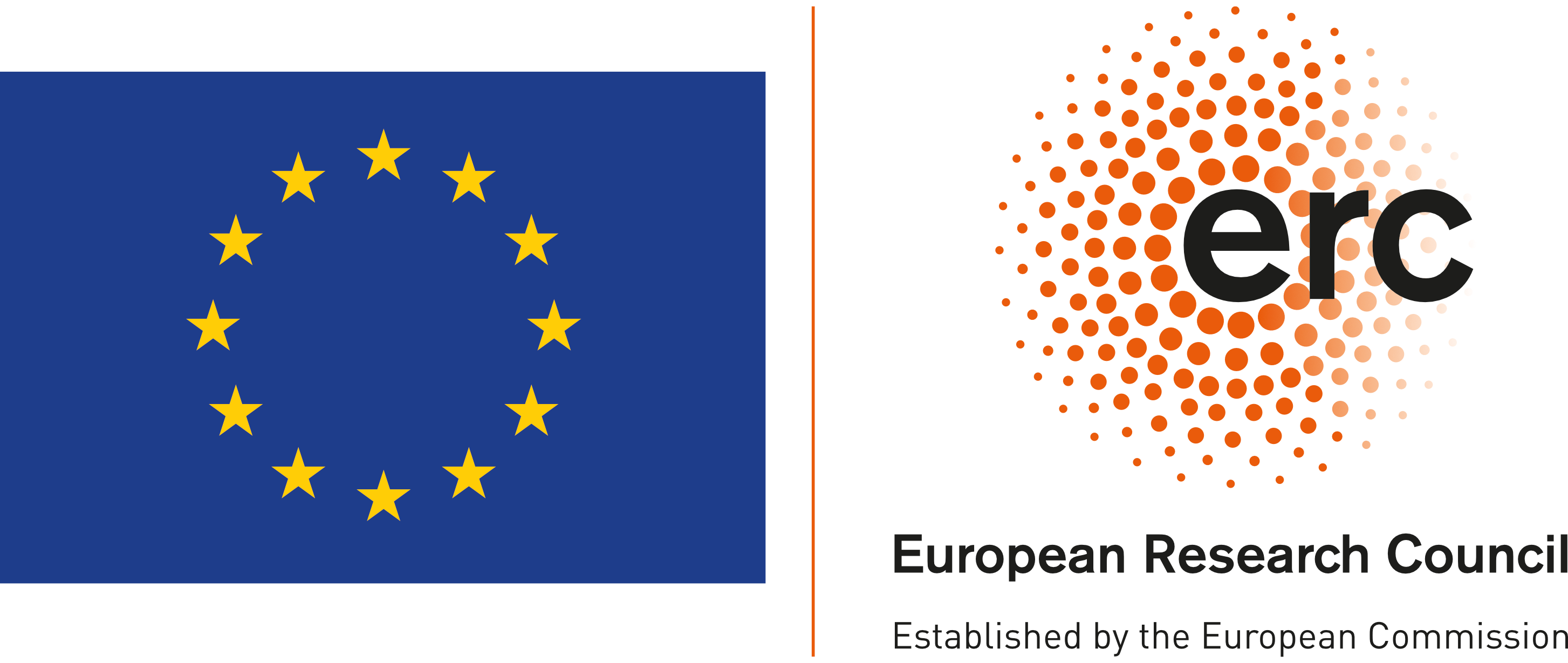 EU flag and ERC Logo